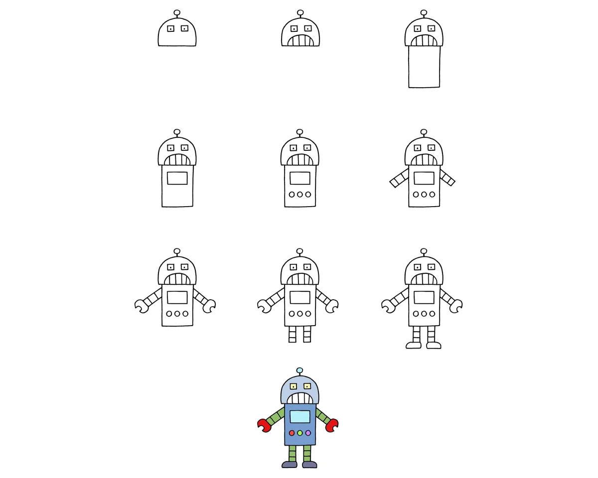 طراحی یک ربات ساده